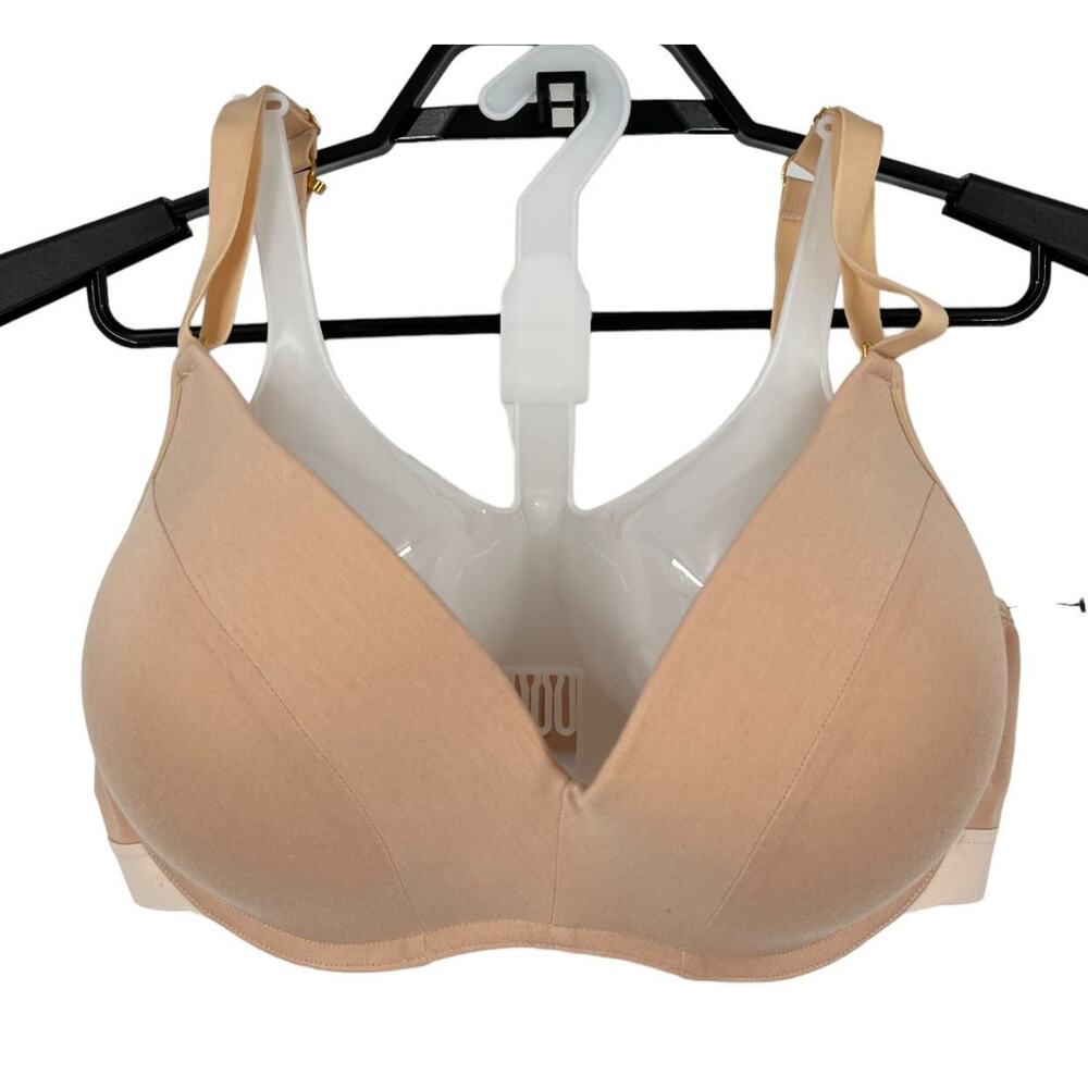 Lively All-Day Deep V No-Wire wireless bra tan size 38D - Picture 2 of 6